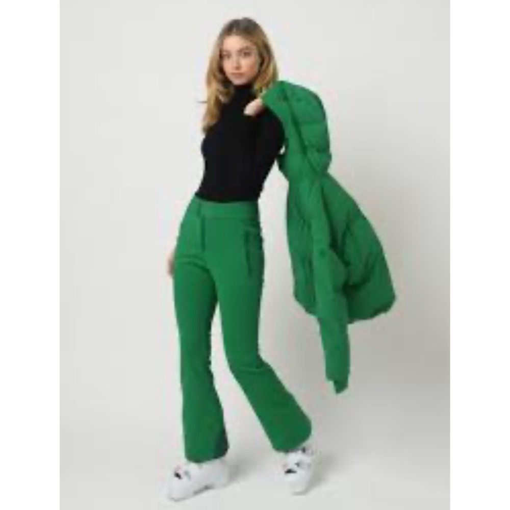 Women's Jorde ski Green Boot Cut & Flare Pants XL